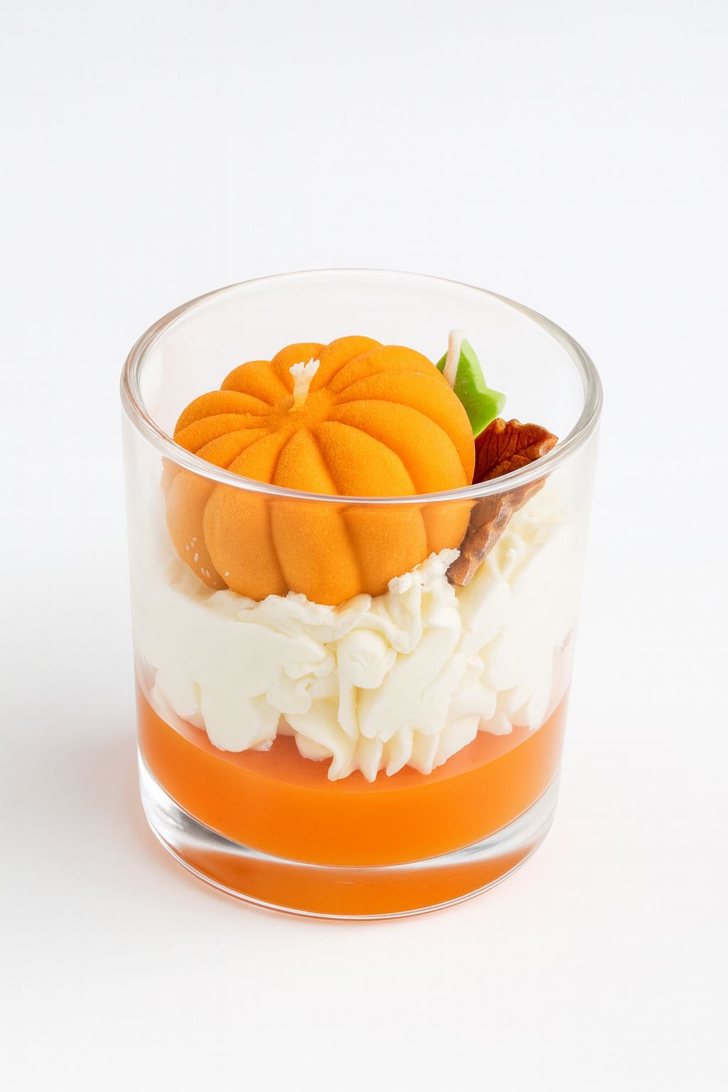 Pumpkin Whip Dessert Candle